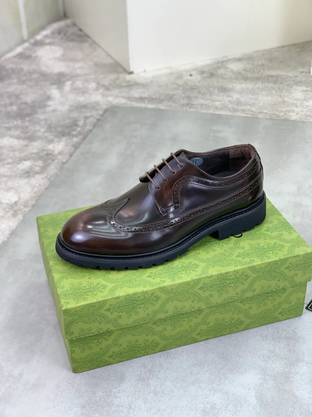 Men's Men's Shoes 💰P580 [New Style] 💰💎💎💎 [Gucci] GUCCI high-end men's formal business leather shoes, original order 1:1! Original imported high-end calfskin, original metal buckle, imported first-layer pigskin lining for feet, original high-end outsole, men's shoe size: 38-44